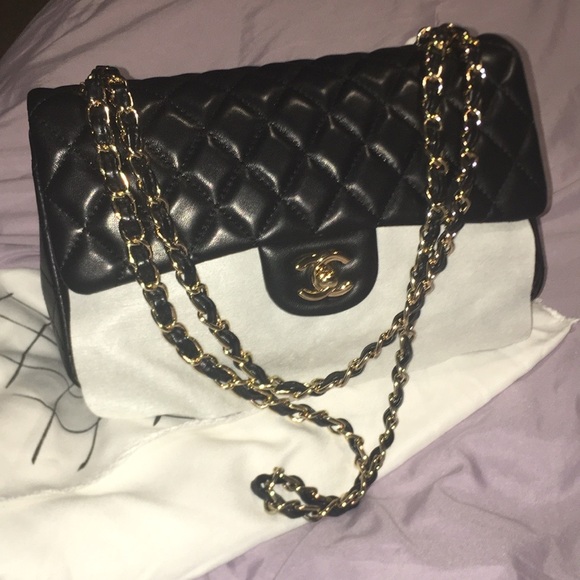 unbranded Handbags - Black Quilted Leather Bag